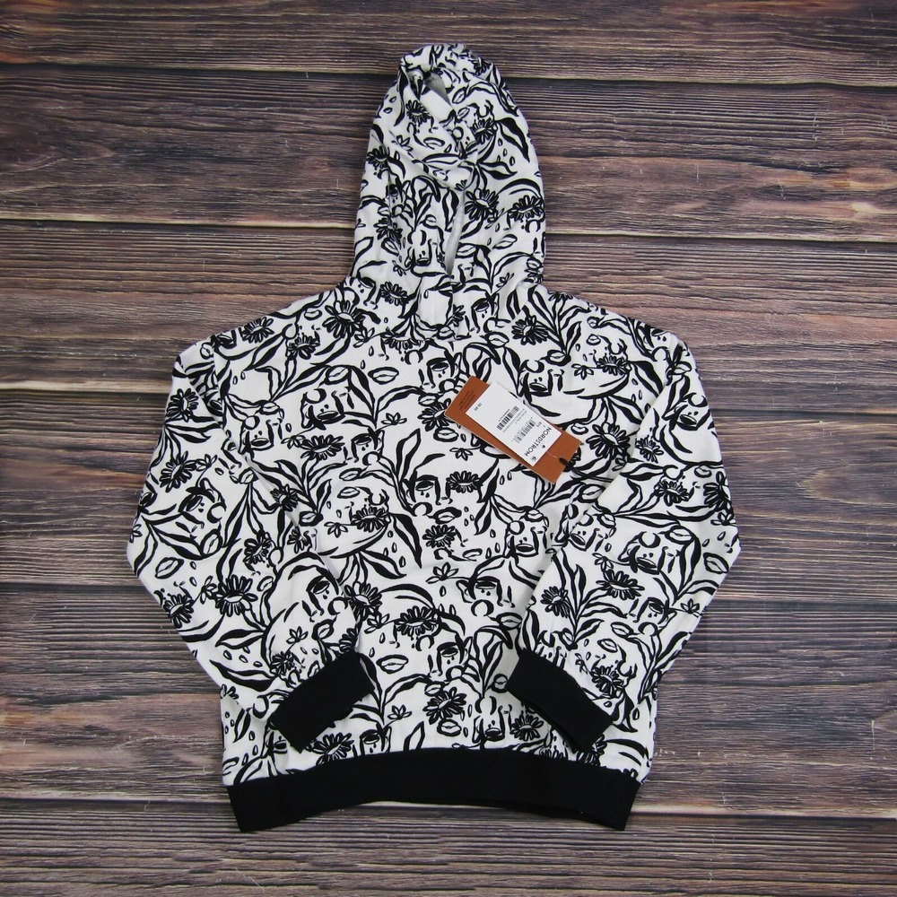 Cristina Martinez NEW NWT Kids Size 7 Black White Hoodie Sweater‎